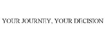 YOUR JOURNEY, YOUR DECISION
