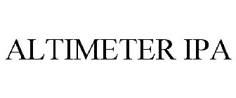 ALTIMETER IPA