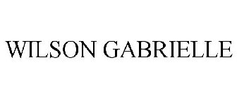 WILSON GABRIELLE