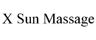 X SUN MASSAGE