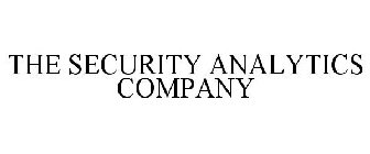 THE SECURITY ANALYTICS COMPANY