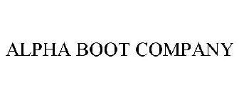 ALPHA BOOT COMPANY