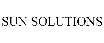 SUN SOLUTIONS