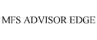 MFS ADVISOR EDGE