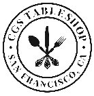 · CGS TABLESHOP · SAN FRANCISCO, CA