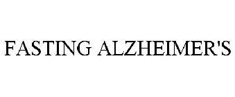 FASTING ALZHEIMER'S