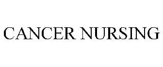 CANCER NURSING