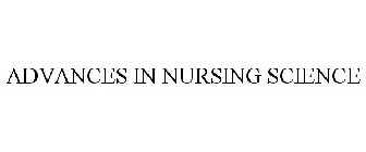 ADVANCES IN NURSING SCIENCE