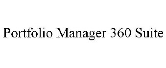 PORTFOLIO MANAGER 360 SUITE