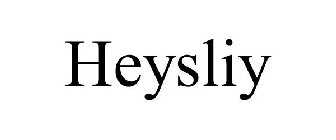 HEYSLIY