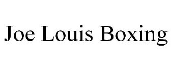 JOE LOUIS BOXING