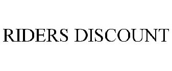 RIDERS DISCOUNT