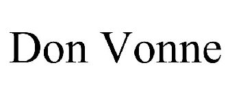 DON VONNE
