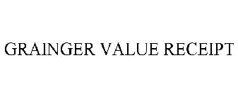 GRAINGER VALUE RECEIPT