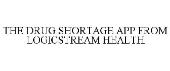 THE DRUG SHORTAGE APP FROM LOGICSTREAM HEALTH