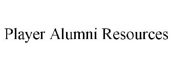PLAYER ALUMNI RESOURCES