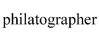 THE PHILATOGRAPHER