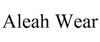 ALEAH WEAR