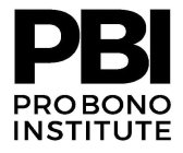 PBI PRO BONO INSTITUTE