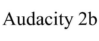 AUDACITY 2B