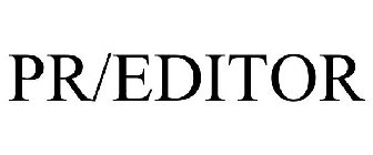 PR/EDITOR
