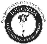 PALM BEACH COUNTY SPORTS COMMISSION LOUGROZA COLLEGIATE PLACE-KICKER AWARD