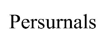 PERSURNALS
