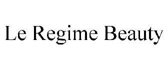 LE REGIME BEAUTY
