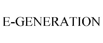 E-GENERATION