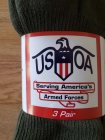 USOA SERVING AMERICA'S ARMED FORCES 3 PAIR