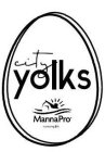 CITY YOLKS MANNA PRO NURTURING LIFE.