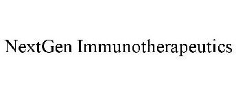 NEXTGEN IMMUNOTHERAPEUTICS