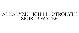 ALKALYZE HIGH ELECTROLYTE SPORTS WATER