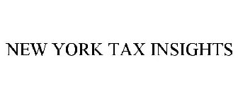 NEW YORK TAX INSIGHTS