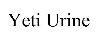 YETI URINE