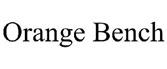 ORANGE BENCH