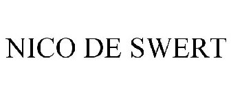 NICO DE SWERT