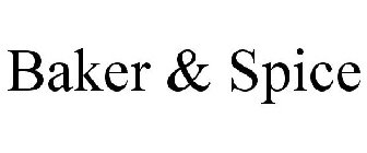 BAKER & SPICE