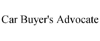 CAR BUYER'S ADVOCATE