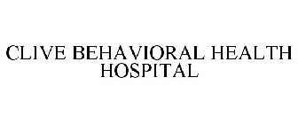 CLIVE BEHAVIORAL HEALTH