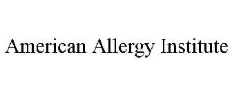 AMERICAN ALLERGY INSTITUTE