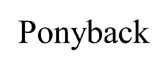 PONYBACK