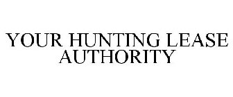YOUR HUNTING LEASE AUTHORITY