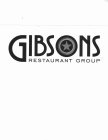 GIBSONS RESTAURANT GROUP