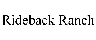 RIDEBACK RANCH