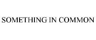 SOMETHING IN COMMON