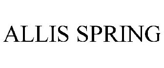 ALLIS SPRING