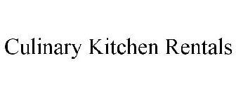 CULINARY KITCHEN RENTALS