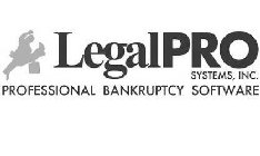 LEGALPRO SYSTEMS, INC. PROFESSIONAL BANKRUPTCY SOFTWARE