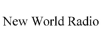 NEW WORLD RADIO